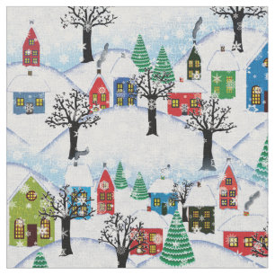 Vintage kerstboomkledij stof