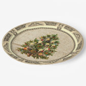 Vintage kerstboompapier Bord (Gekanteld)