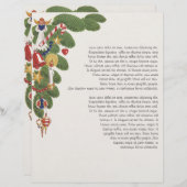 Vintage kerstboomtak met Angel, links (Voorkant / Achterkant)