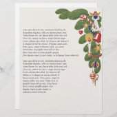 Vintage kerstboomtak met Angel, rechts (Voorkant / Achterkant)