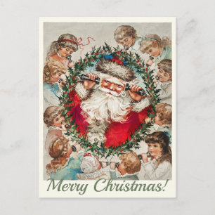 Vintage-kerstBriefkaart Briefkaart