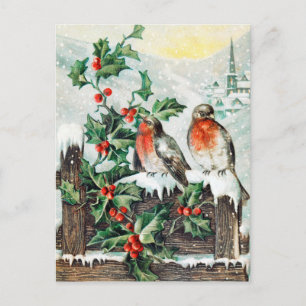 Vintage-kerstBriefkaart Briefkaart