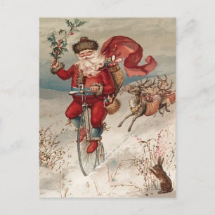 Vintage-kerstBriefkaart Briefkaart