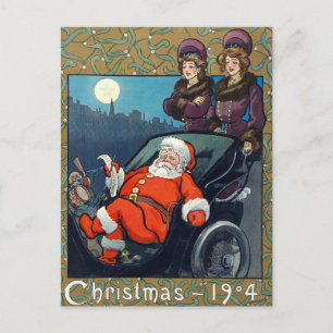 Vintage-kerstBriefkaart Briefkaart