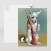 Vintage-kerstBriefkaart Briefkaart (Voorkant / Achterkant)