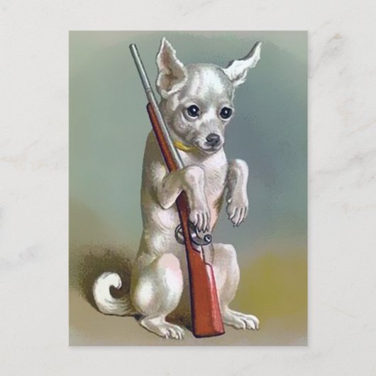 Vintage-kerstBriefkaart Briefkaart (Voorkant)