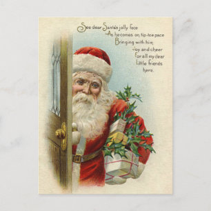 Vintage-kerstBriefkaart Briefkaart