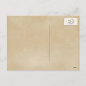 Vintage-kerstBriefkaart Feestdagenkaart (Achterkant)