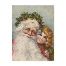 Vintage-kerstBriefkaart