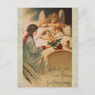 Vintage-kerstBriefkaart Feestdagenkaart