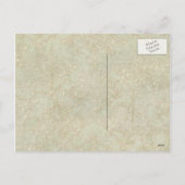 Vintage-kerstBriefkaart Feestdagenkaart (Achterkant)