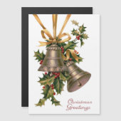 Vintage kerstcadeaukaart (Voorkant / Achterkant)