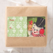 Vintage kerstcadeaulabels etiket (Insitu)