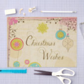 Vintage kerstcadeaupapier tissuepapier (Craft)