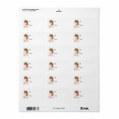 Vintage kerstcadeautjes Label voor kerstcadeautjes (Full Sheet)