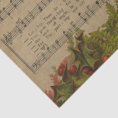 Vintage kerstcarol — Muziekblad Tissuepapier (Detail)
