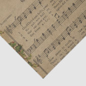 Vintage kerstcarol — Muziekblad Tissuepapier (Detail)