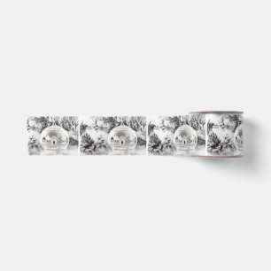 Vintage Kerstdecoraties Ornamenten Waterverf Lint