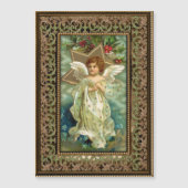 Vintage-kerstengel in  Lijst (Voorkant)