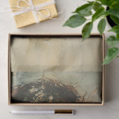 Vintage Kerstfee met Robin Whimsical Tissuepapier (Geschenk)