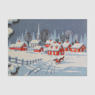 Vintage Kerstfeest Holiday tissue Tissuepapier