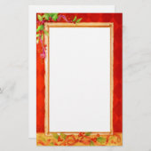 Vintage kerstfeestartikelen briefpapier (Voorkant / Achterkant)