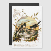 Vintage kerstfeestdag (Voorkant / Achterkant)