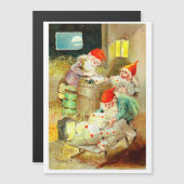 Vintage kerstfeestdag (Voorkant / Achterkant)