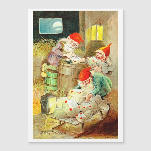 Vintage kerstfeestdag (Voorkant)