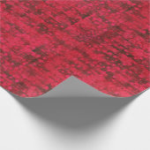 Vintage-kerstfeestdag Cadeaupapier (Hoek)