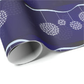 Vintage kerstfeestdag cadeaupapier (Rol Hoek)