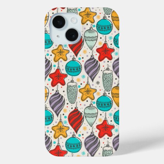 Vintage kerstfeestdag Case-Mate iPhone case (Achterkant)