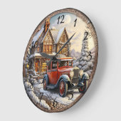 Vintage-kerstfeestdag Grote Klok (Hoek)