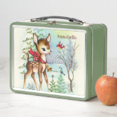 vintage-kersthert met naam (In situ)