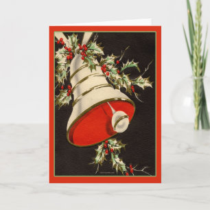 Vintage-kerstkaart Feestdagen Kaart