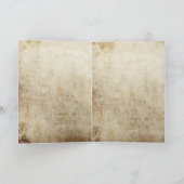 Vintage kerstkaart feestdagen kaart (Binnen)