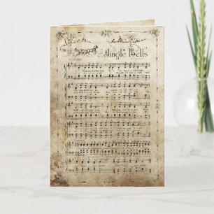 Vintage kerstkaart feestdagen kaart