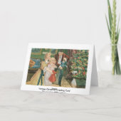 Vintage-kerstkaart Feestdagen Kaart (Achterkant)