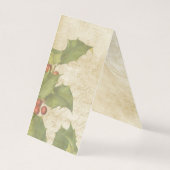 Vintage-kerstkaart Kaart (Achterkant)