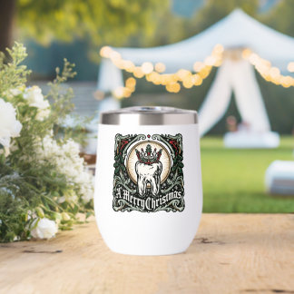 Vintage Kerstkaart voor Tandarts-praktijk