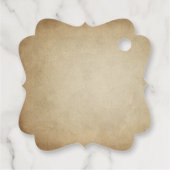 Vintage-kerstkerstbejaarde wereldkerstbedekking bedankjes labels (Achterkant)