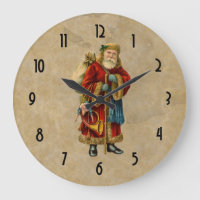 Vintage-kerstkerstbejaarde wereldkerstbedekking