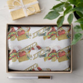 Vintage kerstkerstkerstkerstbedekking tissuepapier (Geschenk)