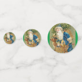 Vintage kerstkerstkerstkerstclausule confetti (Achterkanten)