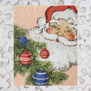 Vintage kerstkerstkerstkerstkerstbedekking met Orn Legpuzzel