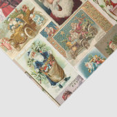 Vintage kerstkerstkerstkerstkerstcadeaubonnen, res tissuepapier (Detail)