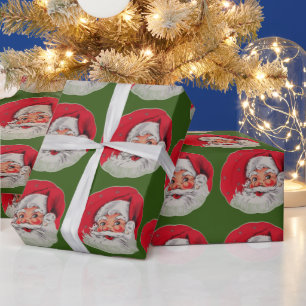 Vintage kerstkerstkerstkerstkerstkerstkerstkerstke cadeaupapier