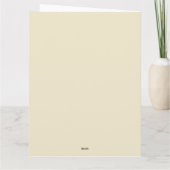 Vintage kerstkerstkerstkerstkerstman die Violin Ki Kaart (Achterkant)