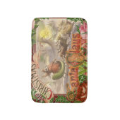 Vintage kerstkerstkerstkerstkerstman Slaapes Badmat (Voorkant Verticaal)