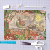 Vintage kerstkerstkerstkerstkerstman Slaapes Tissuepapier (Craft)